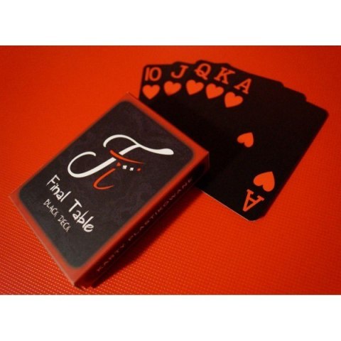 Bicycle Karty Final Table- Black Deck