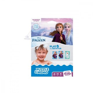 Cartamundi Gra Aqua Frozen Puzzle i Memo Kraina Lodu