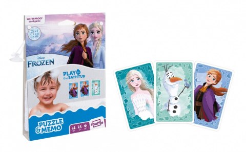 Cartamundi Gra Aqua Frozen Puzzle i Memo Kraina Lodu