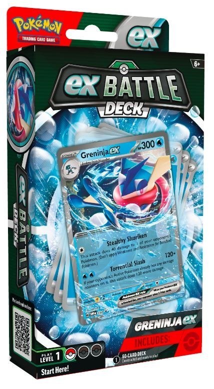 Pokemon TCG Karty Deluxe Battle Deck-Greninja ex