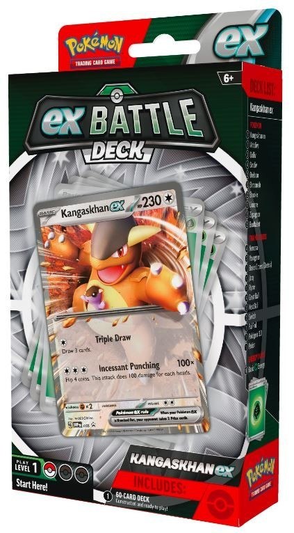 Pokemon TCG Karty Deluxe Battle Deck-Kangaskhan ex