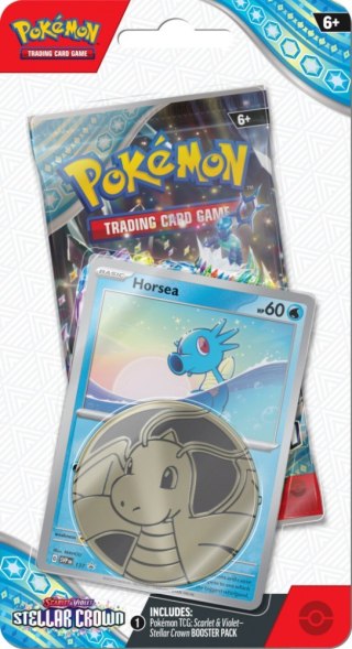 Pokemon TCG Karty Stellar Crown Checklane Blister Horsea