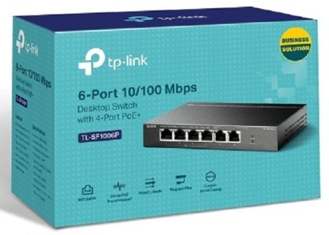 Przełącznik TP-LINK TL-SF1006P (2x 10/100 )