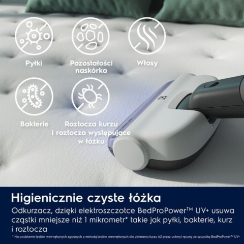 Electrolux Odkurzacz pionowy Hygienic 500 Well UV ES52HB25SH 55 minut