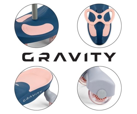 Milly Mally Jeździk grawitacyjny Gravity granatowo-różowy