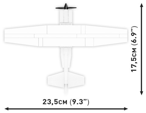 Cobi Klocki Cobi Klocki Cessna 172 Skyhawk 160 klocków biała