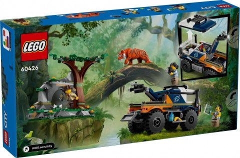 LEGO Klocki City 60426 Terenówka badacza dżungli