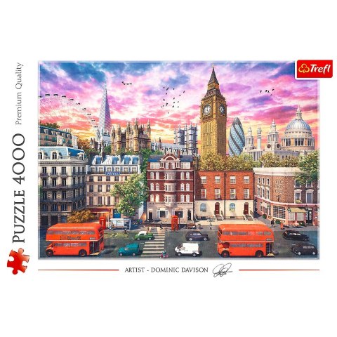 Trefl Puzzle 4000 elementów Spacer po Londynie