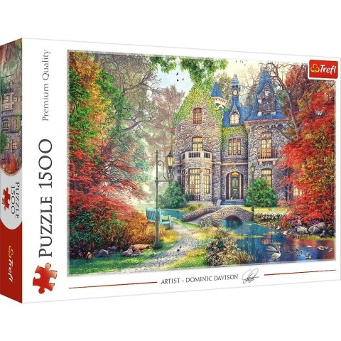 Trefl Puzzle 1500 elementów Jesienny Dworek