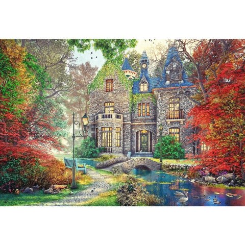 Trefl Puzzle 1500 elementów Jesienny Dworek