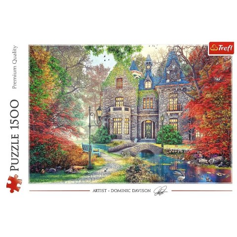 Trefl Puzzle 1500 elementów Jesienny Dworek