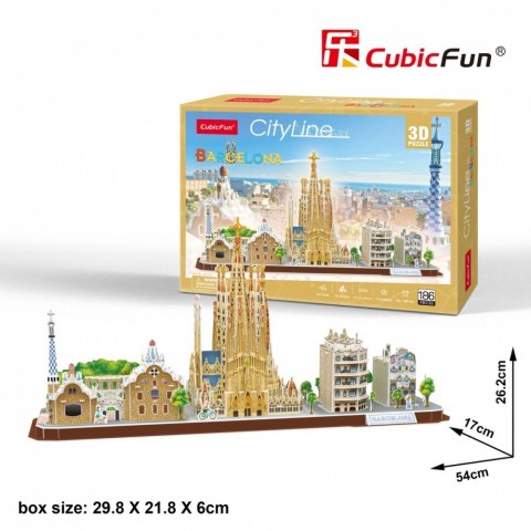 Cubic Fun Puzzle 3D City Line Barcelona