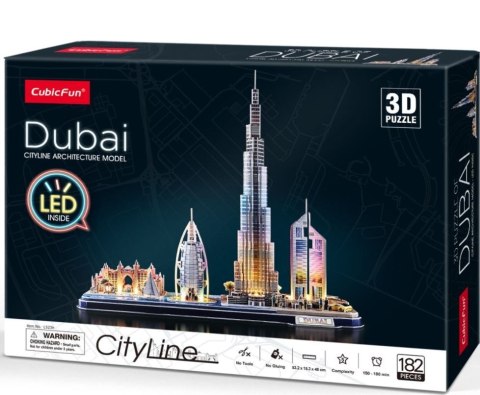 Cubic Fun Puzzle 3D LED Dubaj