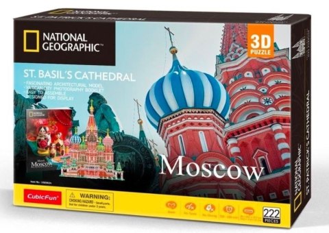 Cubic Fun Puzzle 3D National Geographic Sobór Św. Bazyla 222 elementów