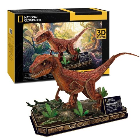 Cubic Fun Puzzle 3D National Geographic - Welociraptor