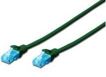 DIGITUS Cat5e U/UTP 3 m Zielony 3 Patchcord