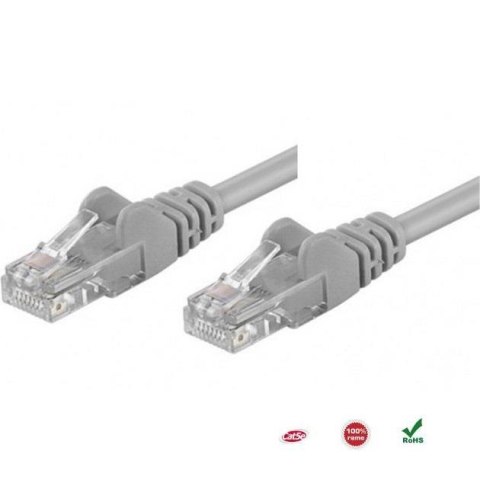 PatchCord 100% miedź Intellinet Cat.5e UTP, 20m, szary