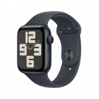 Apple Watch SE GPS + Cellular, koperta 40 mm z aluminium w kolorze północy z paskiem sportowym w kolorze północy - rozmiar M/L