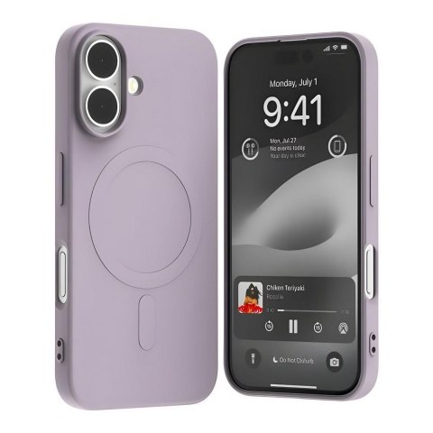 Etui Mercury MagSafe Semi-Silicone iPhone 16 6,1" liliowy fiolet /lilac purple