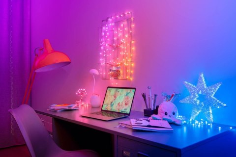 TWINKLY Inteligentne lampki dekoracyjne Strings USB-C (Candies) 100 LED RGB, perły, przezroczysty przewód, 6 m