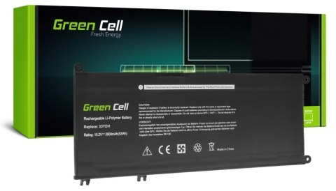 Bateria GREEN CELL do Dell Inspiron G3 3579 3779 G5 5587 G7 7588 7577 7773 7778 7779 7786 DE138 (3500 mAh /15.2V )