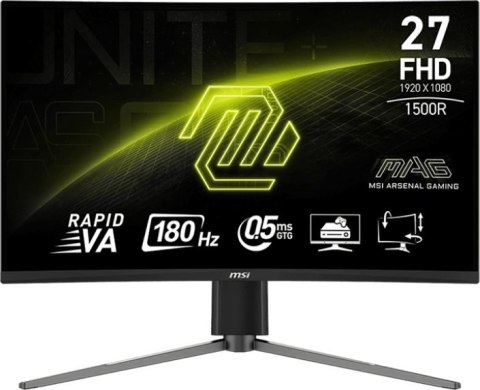 Monitor MSI MAG 27C6PF (27" /VA /180Hz /1920 x 1080 /Czarny)