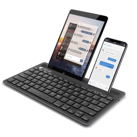 Techly Klawiatura Bluetooth z podstawką na tablet i telefon