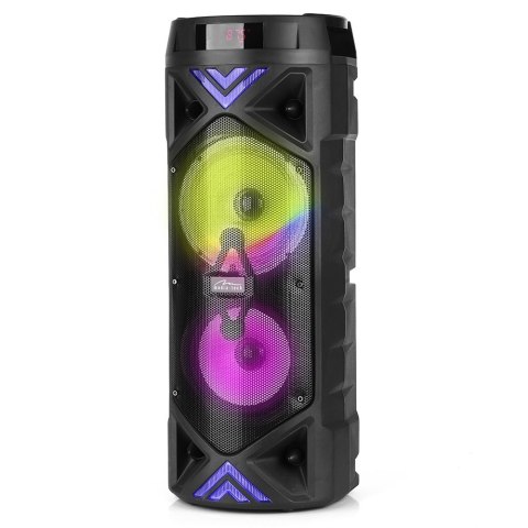 Media-Tech Głośnik FUNBOX KEG PRO MT3182 Karaoke/Bluetooth 5.0+EDR/FM/MP3?MicroSD/USB/Equalizer/AUX/Jack 6.3/Pilot/LED/RMS 50W/PMPO 1400W