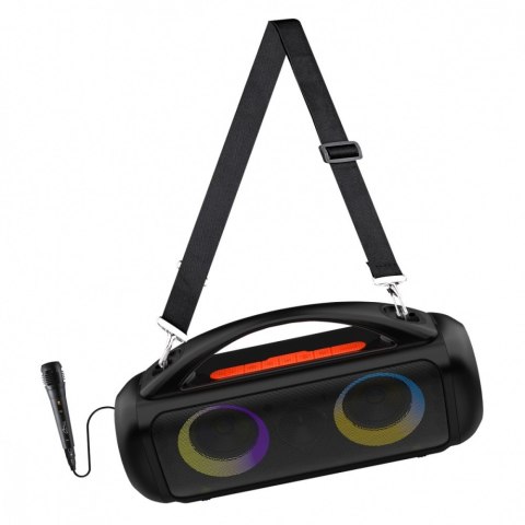 Media-Tech Głośnik POWER AUDIO PRO MT3184 Karaoke/Bluetooth 5.3/TWS/MP3/MicroSD/USB/Jack 6.3/AUX/Equalizer/USB-C/IPX5/RGB/16h/RMS 60W/PMPO 