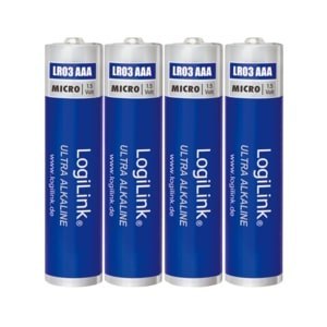 Baterie LOGILINK Alkaliczna AAA (LR03) 650mAh 4 szt. LR03B4