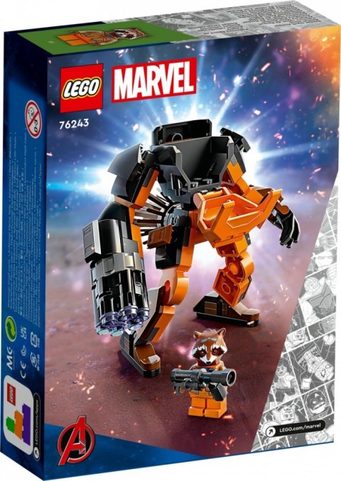 LEGO Klocki Super Heroes 76243 Mechaniczna zbroja Rocketa