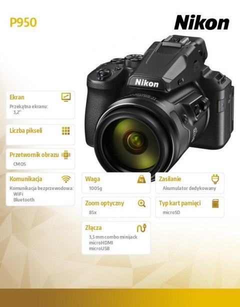 Nikon Aparat P950 black