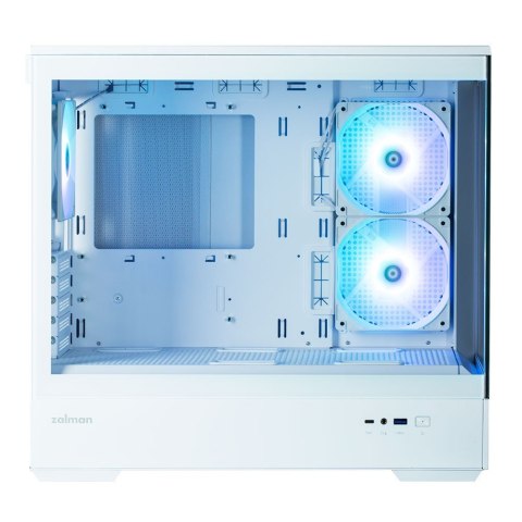 Zalman Obudowa P30 V2 MicroATX Mini Tower 3 FansRGB Biała