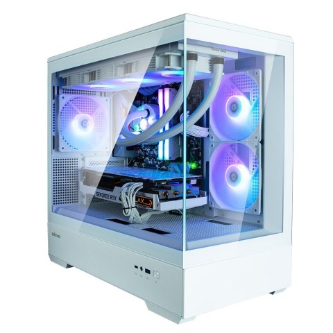 Zalman Obudowa P30 V2 MicroATX Mini Tower 3 FansRGB Biała