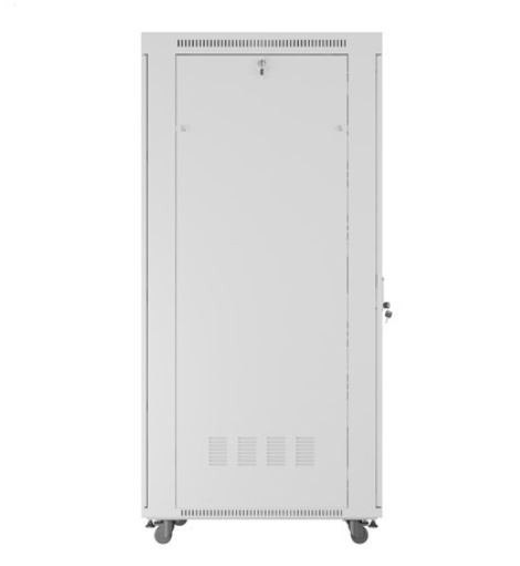 SZAFA INSTALACYJNA RACK STOJĄCA 19" 42U 800X1000 SZARA DRZWI SZKLANE LCD LANBERG (FLAT PACK) V2