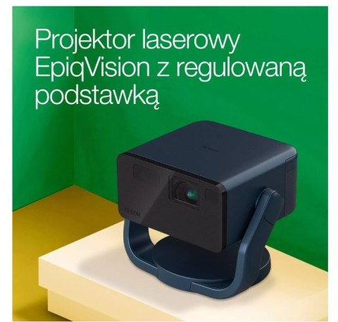 Epson Projektor mini laser EF-22N niebieski z podstawą FHD/1000L/5m:1