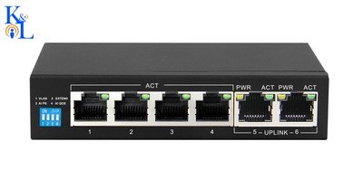 K&L 406AI Switch POE CCTV na 250m