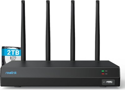 Rejestrator Reolink WIFI 12-kanałowy NVS12W z dyskiem 2TB