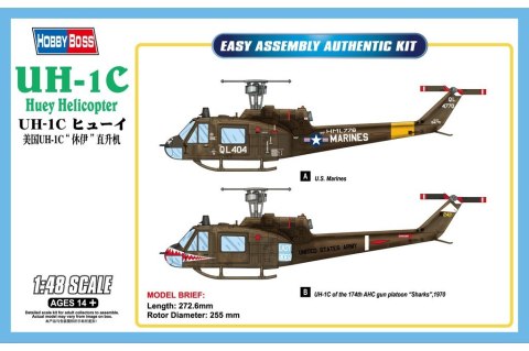 Hobby Boss Model plastikowy Helikopter UH-1C Huey