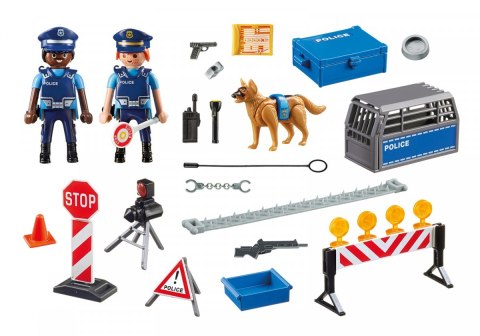 Playmobil Zestaw z figurkami City Action 6924 Blokada policyjna