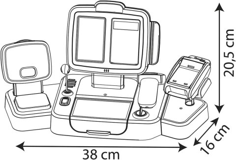 Smoby Kasa elektroniczna duża ze skanerem