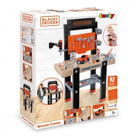 Smoby Warsztat Black+Decker Bricolo Center