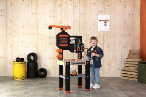 Smoby Warsztat z dźwigiem Black+Decker