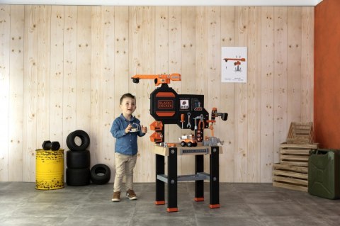 Smoby Warsztat z dźwigiem Black+Decker