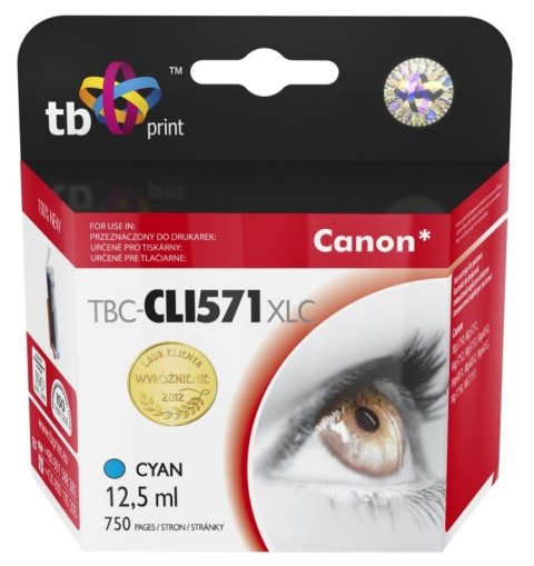 Tusz TB PRINT TBC-CLI571XLC CLI-571XL CY