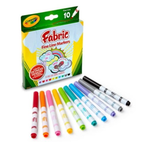 Goliath Markery do tkanin Crayola 10 sztuk