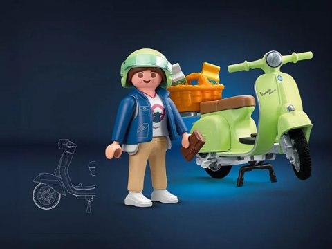 Playmobil Zestaw figurek Vespa 71621 1969 Vespa 150 Sprint Veloce, jasnozielony