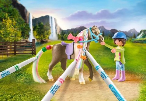 Playmobil Zestaw figurek Horses 71640 Kreatywny zestaw z koniem i pisakami