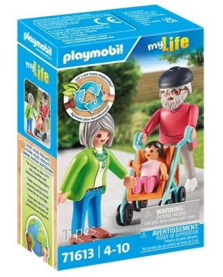 Playmobil Zestaw figurek My Life 71613 Dziadkowie z wnukiem