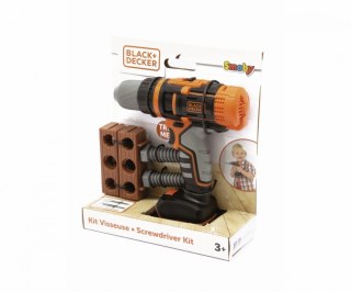 Smoby Wiertarko-wkrętarka mechaniczna Black + Decker